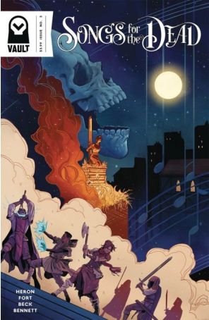 Songs For the Dead 3B published by Vault with cover art by Nick Robles