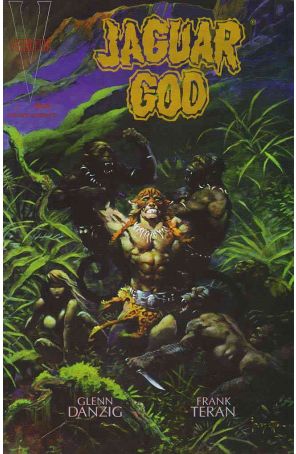 Jaguar God 1 published by Verotik with cover art by Frank Frazetta