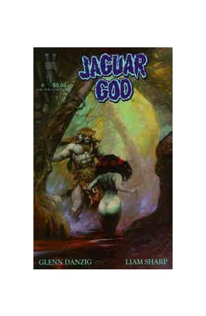 Jaguar God 6 published by Verotik with cover art by Liam Sharp
