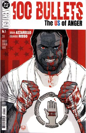 100 Bullets: The US of Anger 1A published by DC with cover art by Dave Johnson