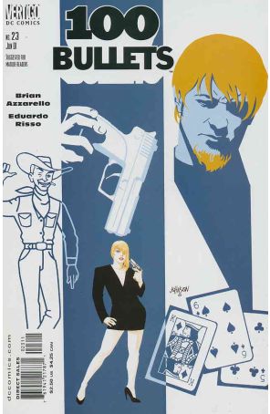 100 Bullets 23 published by DC/Vertigo with cover art by Dave Johnson