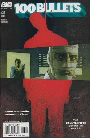 100 Bullets 34 published by DC/Vertigo with cover art by Dave Johnson