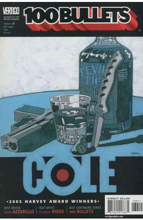 100 Bullets 38 published by DC/Vertigo with cover art by Dave Johnson