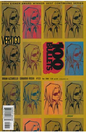 100 Bullets 53 published by DC/Vertigo with cover art by Dave Johnson