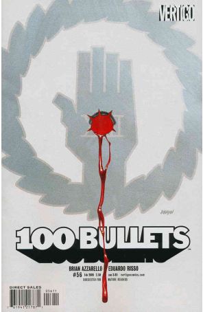 100 Bullets 56 published by DC/Vertigo with cover art by Dave Johnson