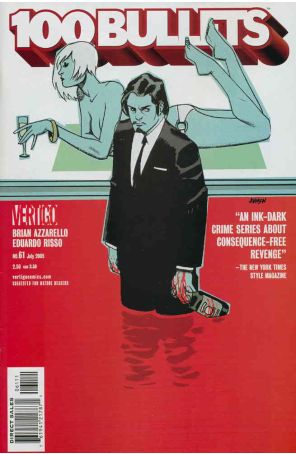 100 Bullets 61 published by DC/Vertigo with cover art by Dave Johnson