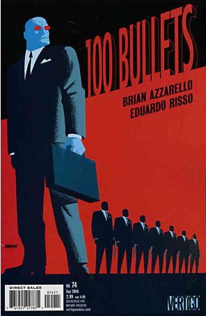 100 Bullets 74 published by DC/Vertigo with cover art by Dave Johnson