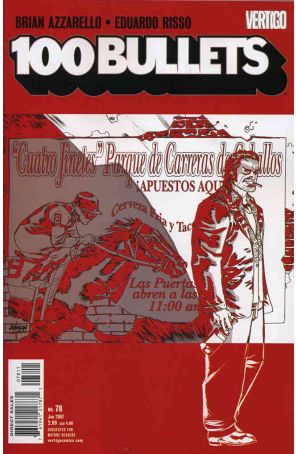 100 Bullets 78 published by DC/Vertigo with cover art by Dave Johnson