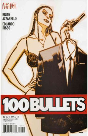 100 Bullets 80 published by DC/Vertigo with cover art by Dave Johnson