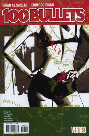 100 Bullets 81 published by DC/Vertigo with cover art by Dave Johnson