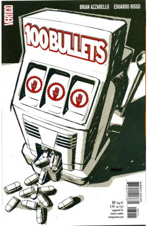 100 Bullets 84 published by DC/Vertigo with cover art by Dave Johnson