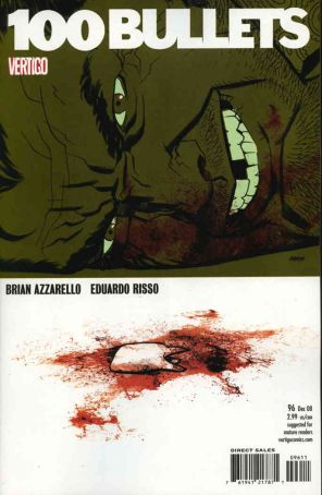 100 Bullets 96 published by DC/Vertigo with cover art by Dave Johnson