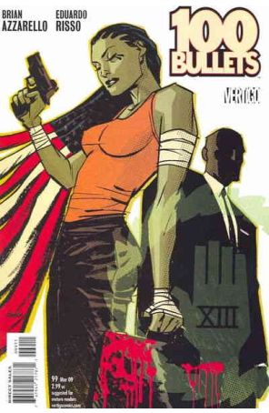 100 Bullets 99 published by DC/Vertigo with cover art by Dave Johnson