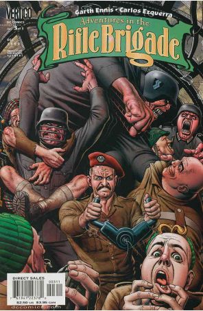 Adventures in the Rifle Brigade 3 published by DC/Vertigo with cover art by Brian Bolland