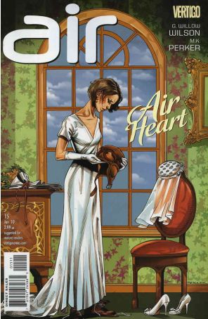 Air 15 published by DC/Vertigo with cover art by M. K. Perker