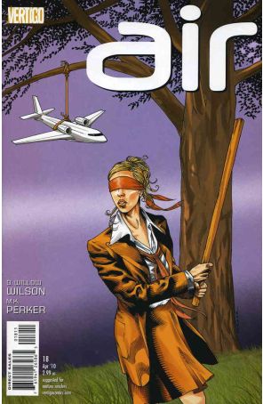 Air 18 published by DC/Vertigo with cover art by M. K. Perker