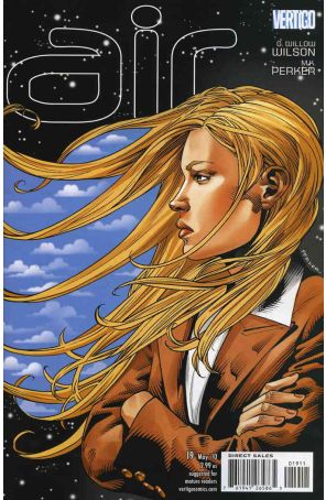 Air 19 published by DC/Vertigo with cover art by M.K. Perker