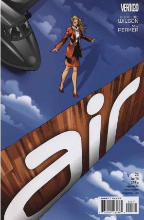 Air 23 published by DC/Vertigo with cover art by M.K. Perker