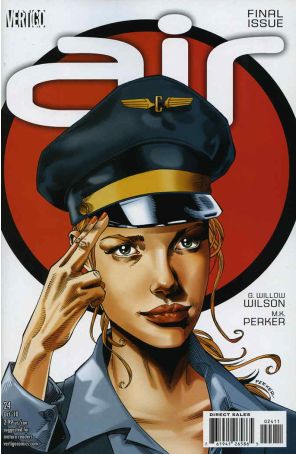 Air 24 published by DC/Vertigo with cover art by M. K. Perker
