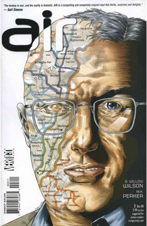 Air 3 published by DC/Vertigo with cover art by M. K. Perker