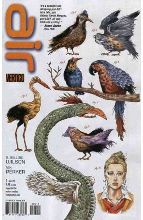 Air 4 published by DC/Vertigo with cover art by M. K. Perker