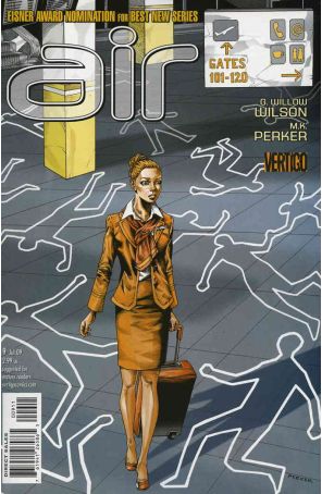 Air 9 published by DC/Vertigo with cover art by M. K. Perker