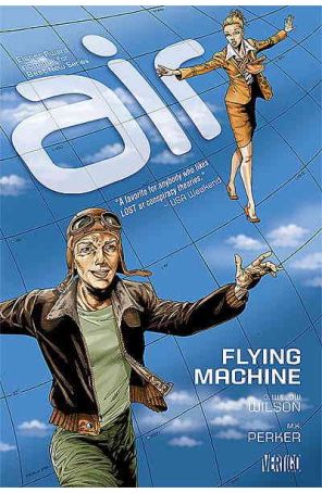 Air TPB 2 published by DC/Vertigo with cover art by M. K. Perker