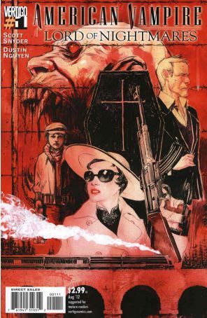 American Vampire: Lord of Nightmares 1 published by DC/Vertigo with cover art by Dustin Nguyen