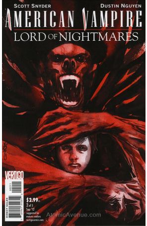 American Vampire: Lord of Nightmares 2 published by DC/Vertigo with cover art by Dustin Nguyen