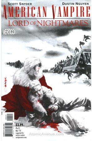 American Vampire: Lord of Nightmares 4 published by DC/Vertigo with cover art by Dustin Nguyen