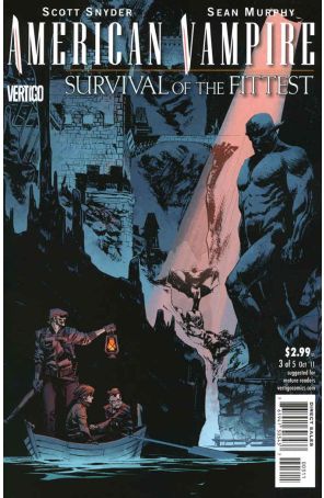 American Vampire: Survival of the Fittest 3 published by DC/Vertigo with cover art by Sean Murphy