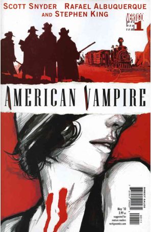 American Vampire 1 published by DC/Vertigo with cover art by Rafael Albuquerque