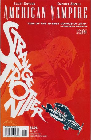 American Vampire 12 published by DC/Vertigo with cover art by Rafael Albuquerque
