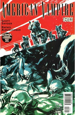 American Vampire 16 published by DC/Vertigo with cover art by Rafael Albuquerque
