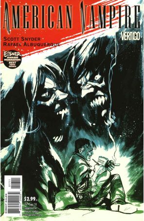 American Vampire 17 published by DC/Vertigo with cover art by Rafael Albuquerque