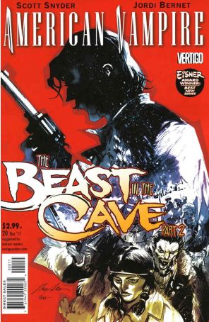 American Vampire 20 published by DC/Vertigo with cover art by Rafael Albuquerque
