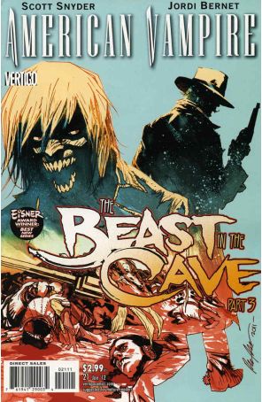 American Vampire 21 published by DC/Vertigo with cover art by Rafael Albuquerque