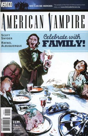 American Vampire 25 published by DC/Vertigo with cover art by Rafael Albuquerque