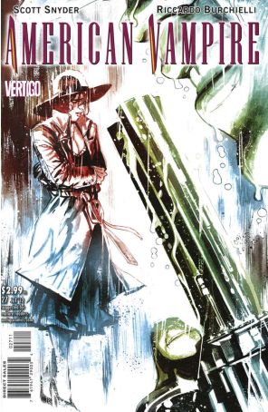 American Vampire 27 published by DC/Vertigo with cover art by Rafael Albuquerque
