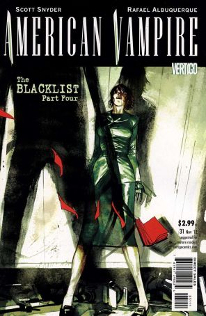 American Vampire 31 published by DC/Vertigo with cover art by Rafael Albuquerque