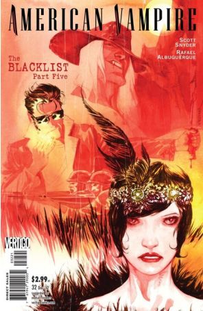 American Vampire 32A published by DC/Vertigo with cover art by Dustin Nguyen
