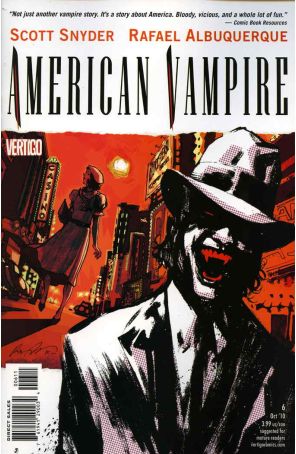 American Vampire 6 published by DC/Vertigo with cover art by Rafael Albuquerque