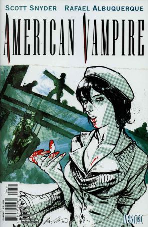 American Vampire 7 published by DC/Vertigo with cover art by Rafael Albuquerque