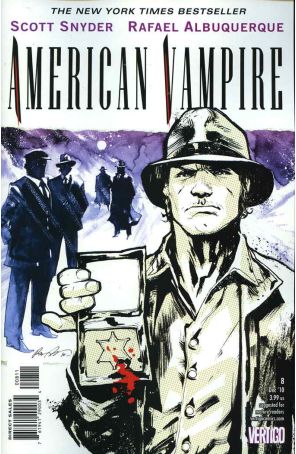 American Vampire 8 published by DC/Vertigo with cover art by Rafael Albuquerque