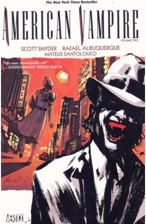 American Vampire TPB 2 (4th) published by DC/Vertigo with cover art by Rafael Albuquerque