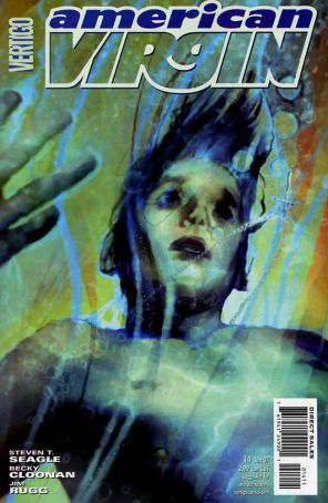 American Virgin 14 published by DC/Vertigo with cover art by Joshua Middleton
