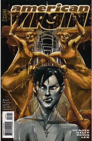 American Virgin 18 published by DC/Vertigo with cover art by Celia Calle