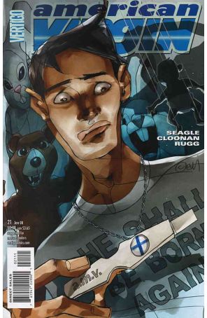 American Virgin 21 published by DC/Vertigo with cover art by Celia Calle