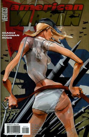 American Virgin 22 published by DC/Vertigo with cover art by Celia Calle