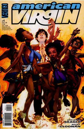 American Virgin 4 published by DC/Vertigo with cover art by Joshua Middleton